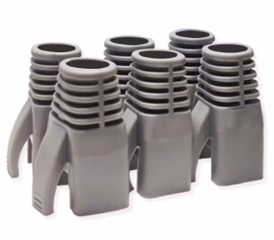 Сапоги RJ45 RJ45 Оболочка из ПВХ, оптовая продажа с завода, 8p8c, защитная крышка с кристаллической головкой, резиновая часть, резиновое изделие