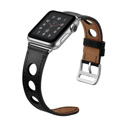 Модный дизайн, хорошее качество, ширина 22 мм, ремешок для Apple Watch из натуральной кожи